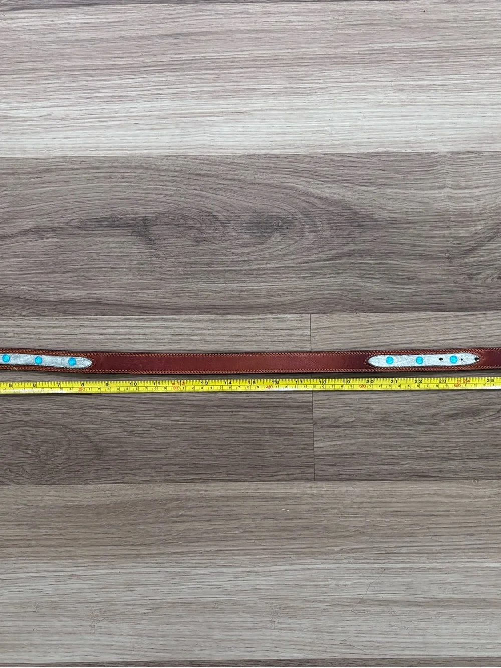 Kids Brown Leather Belt with Silver Buckle